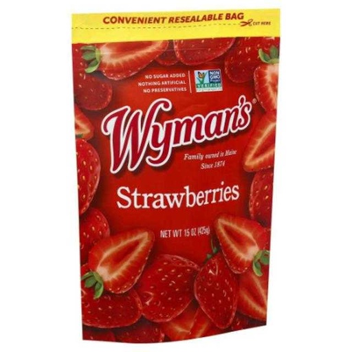 [079900001851] Wyman's Strawberries 15 oz