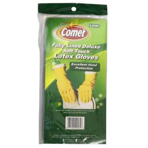 [071582002096] Comet Deluxe Latex Gloves Large