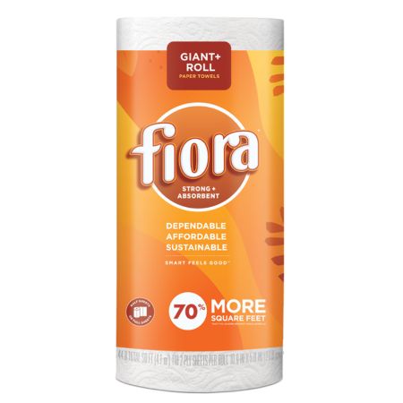 [810326010344] Fiora Paper Towels 118 Sheets Per Roll 1 ct