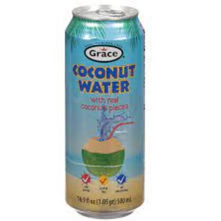 [055270831465] Grace Coconut Water with Coconut Pieces 16.9 oz