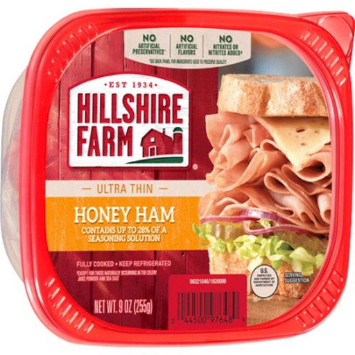[044500976489] Hillshire Farm Honey Ham 9 oz