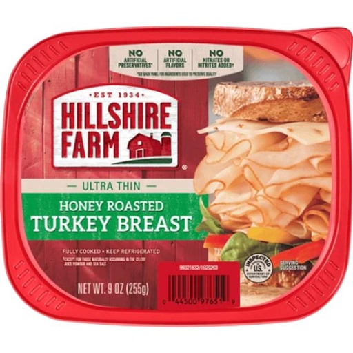 [044500976519] Hillshire Farm Honey Roasted Turkey Breast 9 oz