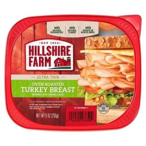 [044500976502] Hillshire Farm Turkey Breast Oven Roasted 9 oz