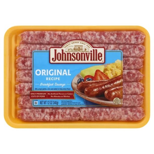 [077782002768] Johnsonville Breakfast Sausage Original 12 oz