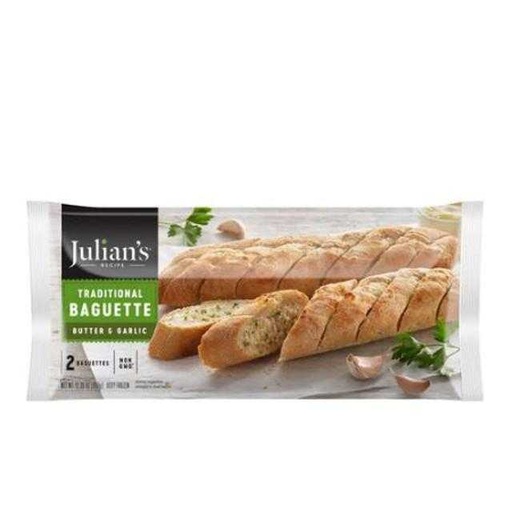 [855971002252] Julian's Recipe Traditional Baguette Butter & Garlic 12 oz