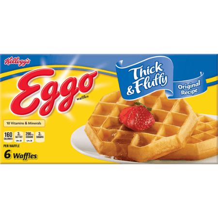 [038000492761] Kellogg's Eggo Waffles Thick & Fluffy Original 11.6 oz