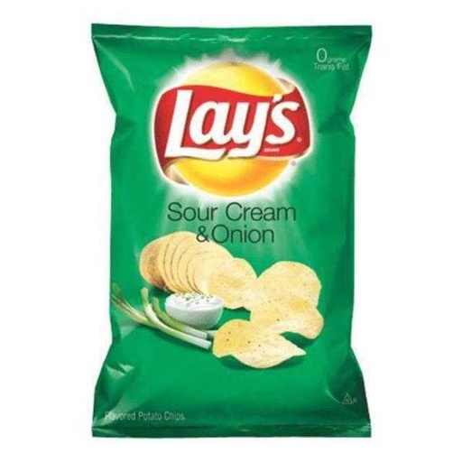 [028400017015] Lay's Sour Cream & Onion Potato Chips 6.5 oz