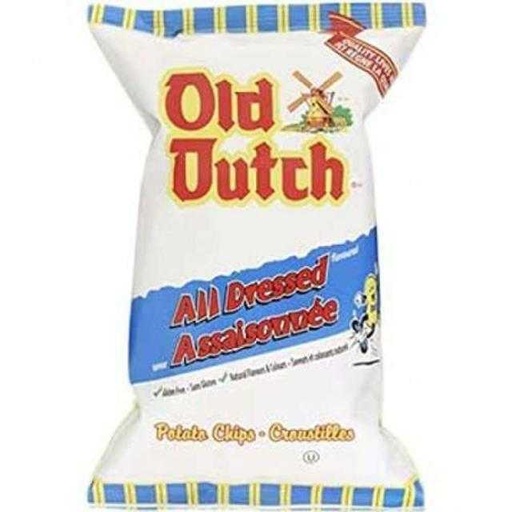 [066343137674] Old Dutch All Dressed Potato Chips 40 g