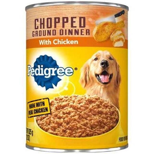 [023100010762] Pedigree Chopped Ground Dinner with Chicken 625 g