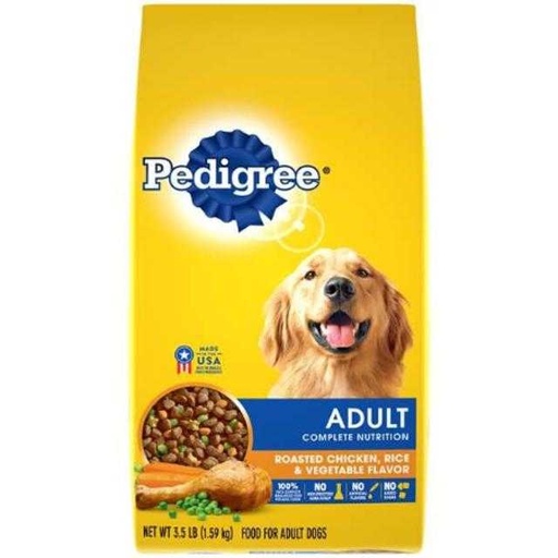 [023100103631] Pedigree Complete Nutrition Adult Roasted Chicken, Rice & Vegetable Flavor Dog Food 3.5 lb