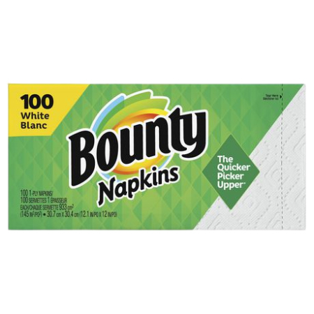 [037000348849] Bounty Napkins 100 ct