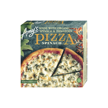 [042272001026] Amy's Spinach Pizza 14 oz