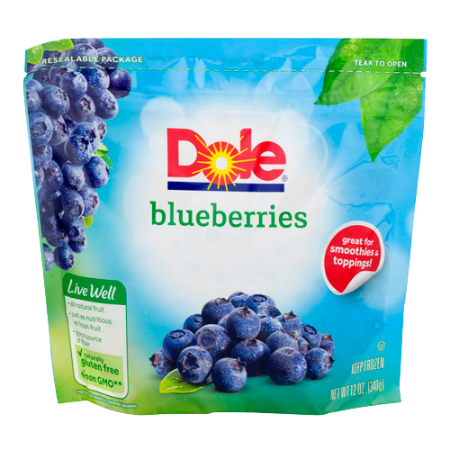 [071202320128] Dole Blueberries 12 oz