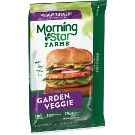 [028989100689] Morning Star Garden Veggie Burgers 4 ct 9.5 oz