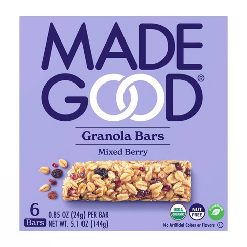 [687456213064] Made Good Mixed Berry Granola Bars 6ct