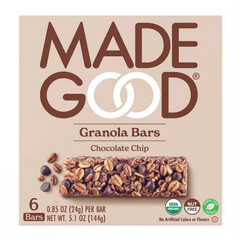 [687456213057] Made Good Chocolate Chip Granola Bars 6ct