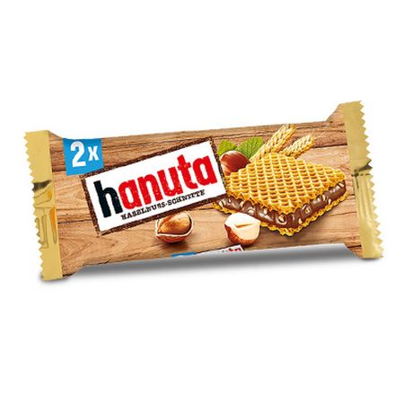 [096265830186] Hanuta Wafer With Hazelnut And Cocoa Filling 1.5 oz