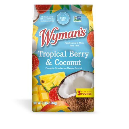 [079900003312] Wyman's Tropical Berry & Coconut 3 lb