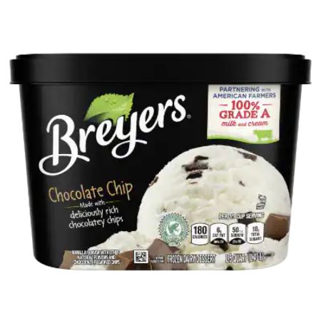[077567254429] Breyers Chocolate Chip 1.41 L