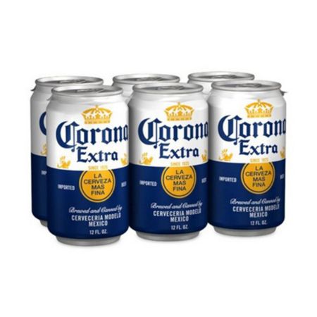 [7501064196690] Corona Extra Sleek Beer 6 pk Cans