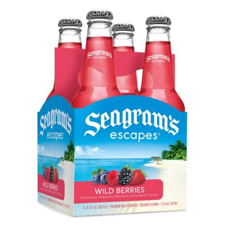 [080432802663] Seagram's Escapes Wild berries 4 pk 11.2 oz