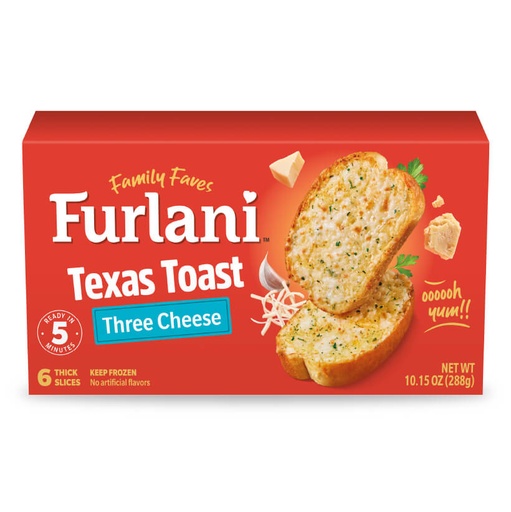 [059635001982] Furlani Texas Toast Three Cheese 4 ct 6.75 oz