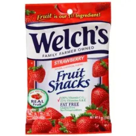 [034856050964] Welch's Fruit Snack Strawberry 5 oz