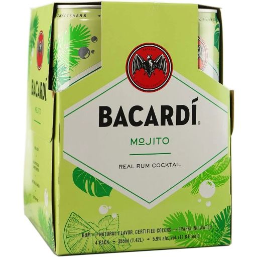 [080480986285] Bacardi Mojito 4 pk cans