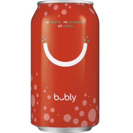 [012000171321] Bubly Sparkling Water Strawberry 12 oz
