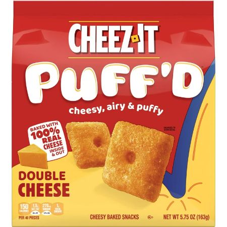 [024100000173] Cheez-it Puff'D Double Cheese 5.75oz
