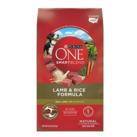 [017800573122] Purina One Lamb & Rice Formula Dog Food 8 lb