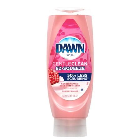 [030772052198] Dawn Ultra Gentle Clean EZ- Squeeze Pomegranate & Rose Water Dishwashing Liquid 18 oz