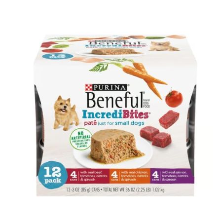 [017800174695] Purina Beneful Incredibites for Small Dogs Variety Pack 36 oz
