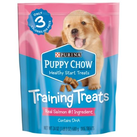 [017800182997] Purina Puppy Chow Healthy Start Training Treats Real Salmon 24 oz