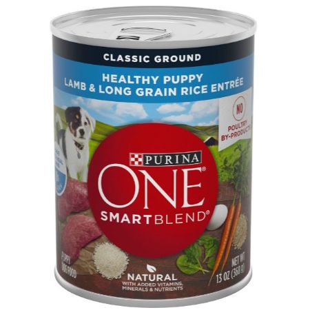 [017800125994] Purina One Healthy Puppy Food Lamb and Long Grain 13 oz